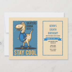 Skaters Gonna Skate Invitation