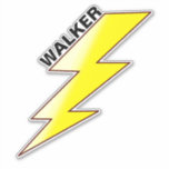 Skater's Name & Lightning Bolt Design - Skateboard Sticker<br><div class="desc">This "Skater's Name & Lightning Bolt Design - Skateboard Sticker" provides a personalized and energetic way for skateboarders to express their passion for speed, adrenaline, and the pursuit of excellence. The sticker features a skater's name in a bold and dynamic font, combined with a lightning bolt design that embodies the...</div>