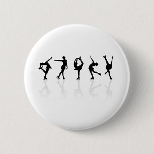 Skaters & Reflections Pinback Button