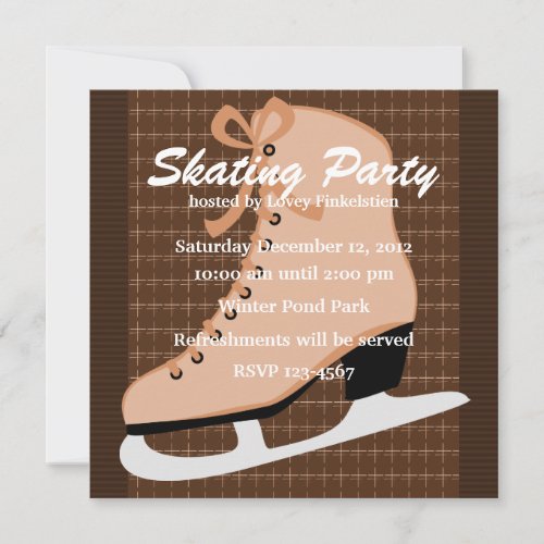 Skates and Tweed Custom Announcements