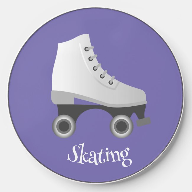 Skates Roller Skating Design Wireless Charger