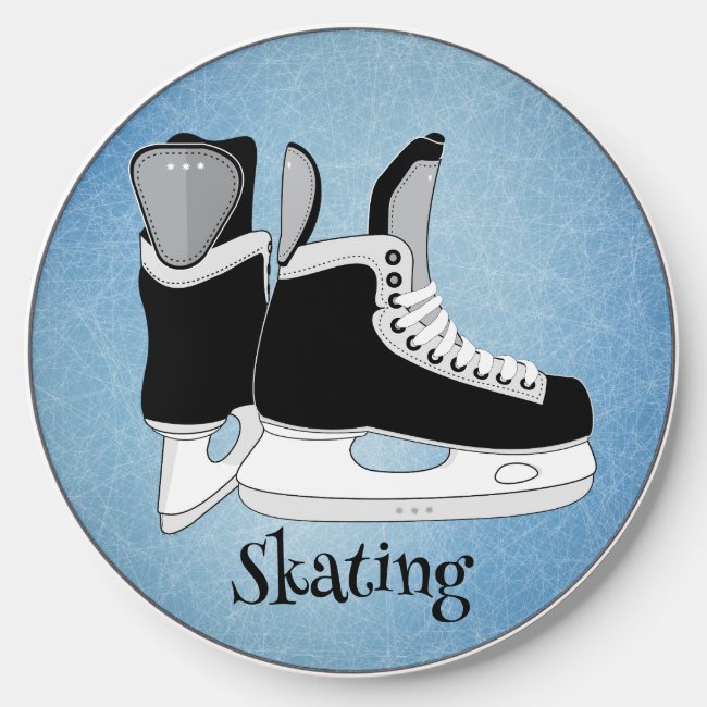 Skates Skating Design Design Wireless Charger