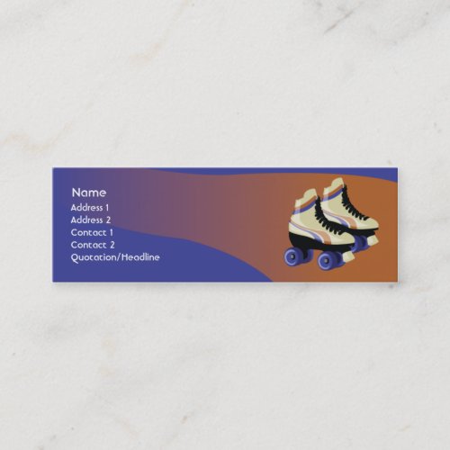 Skates - Skinny Business Card Template