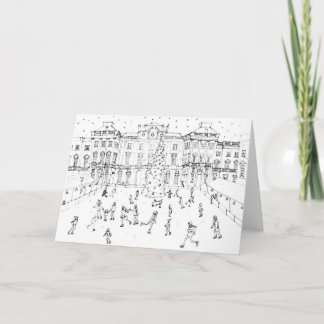 Skating at Somerset House Card