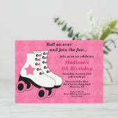 Skating Birthday Party Invitation (Standing Front)