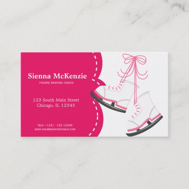 Skating Coach Business Card (Front)