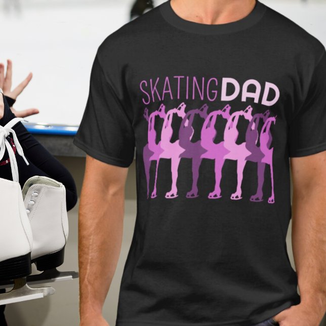 Skating DAD figure skating Synchronized Group T-Shirt (Creator Uploaded)