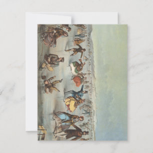 Skating in Central Park, New York Note Card