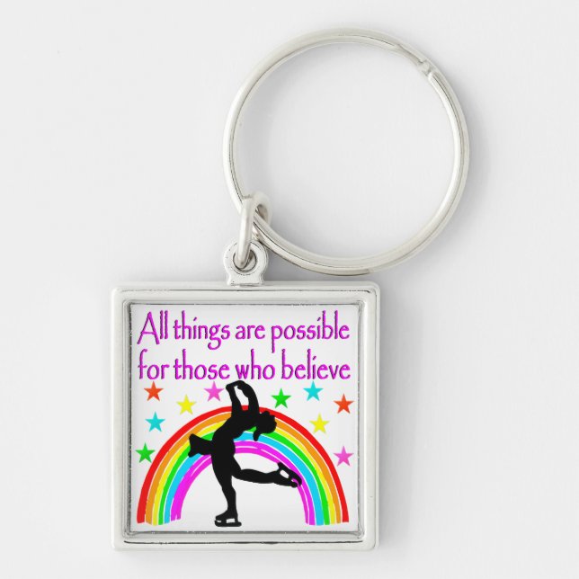 SKATING IS MY LIFE KEYCHAIN (Front)
