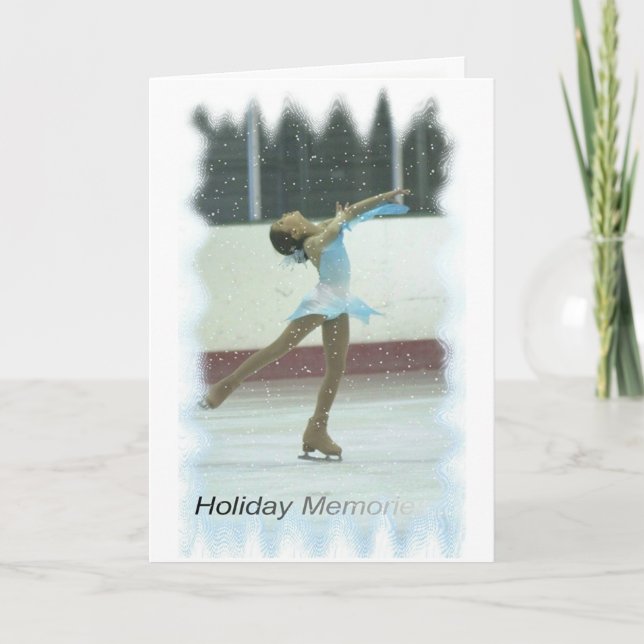 Skating memories holiday card (Front)