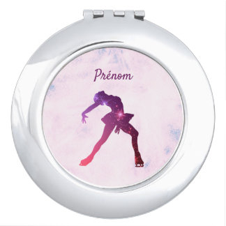 Skating mirror - Pink Purple Silhouette
