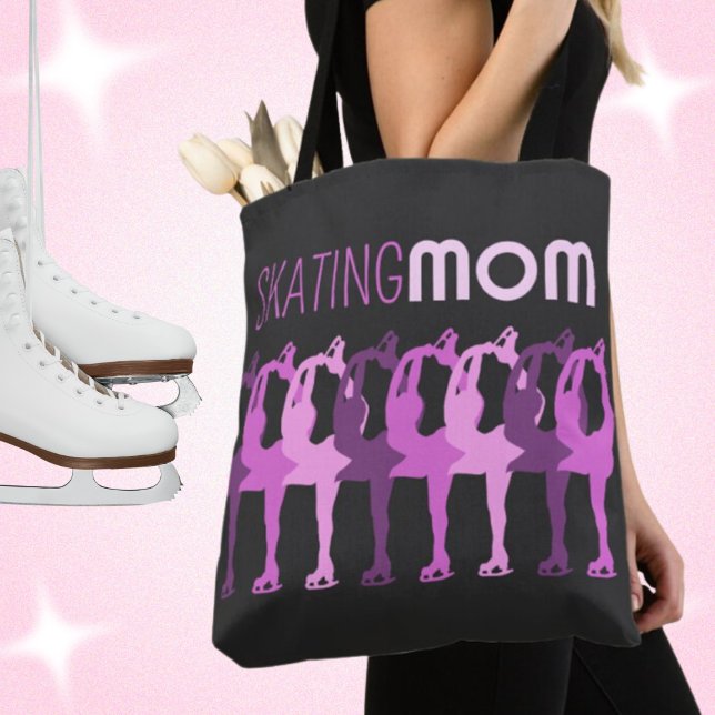 Skating MOM figure skating Synchronized Group Tote Bag (Creator Uploaded)