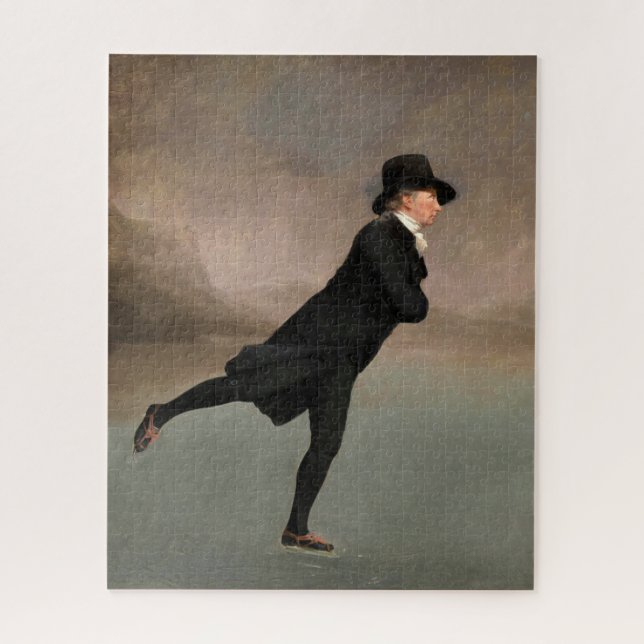 Skating on Duddingston Loch by Henry Raeburn Jigsaw Puzzle (Vertical)