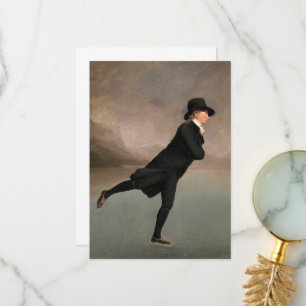 Skating on Duddingston Loch by Henry Raeburn Thank You Card