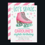 Skating Party Birthday Invite<br><div class="desc">Skating Party Birthday Invite

Cute Roller Skate party invite for your next birthday celebration!</div>