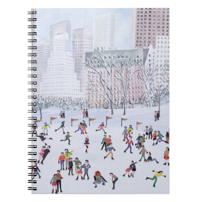 Skating Rink Central Park New York 1994 Notebook (Front)