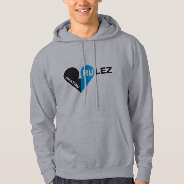 skating rulez hoodie (Front)