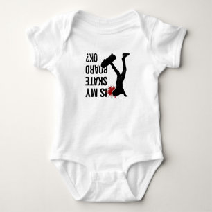 Skating Skateboarding Blood Skateboard Skater Baby Bodysuit