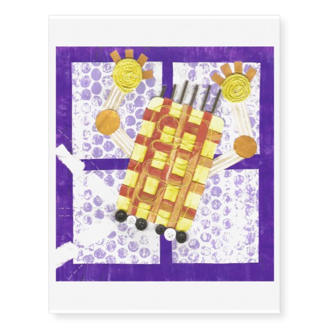 Skating Soap Temporary Tattoo (Front)