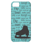 Skating Terms with Skate iPhone Case (Back)