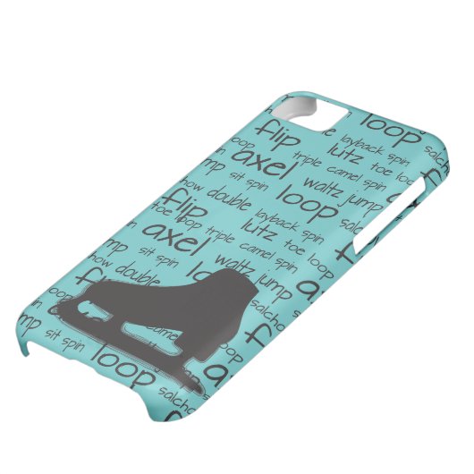 Skating Terms with Skate iPhone Case (Bottom)