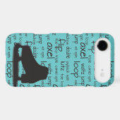 Skating Terms with Skate iPhone Case (Back (Horizontal))