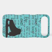 Skating Terms with Skate iPhone Case (Back (Horizontal))