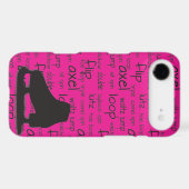 Skating Terms with Skate iPhone Case (Back (Horizontal))