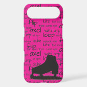 Skating Terms with Skate iPhone Case (Back)