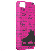Skating Terms with Skate iPhone Case (Back/Right)