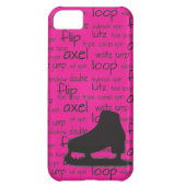 Skating Terms with Skate iPhone Case (Back)