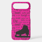 Skating Terms with Skate iPhone Case (Back)