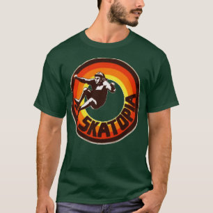 Skatopia retro skateboard design T-Shirt