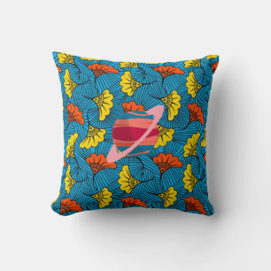 SKAYMARTS African Prints Globe Throw Pillow