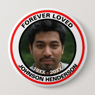 Skaymarts   Forever Loved By Everyone Funeral Button