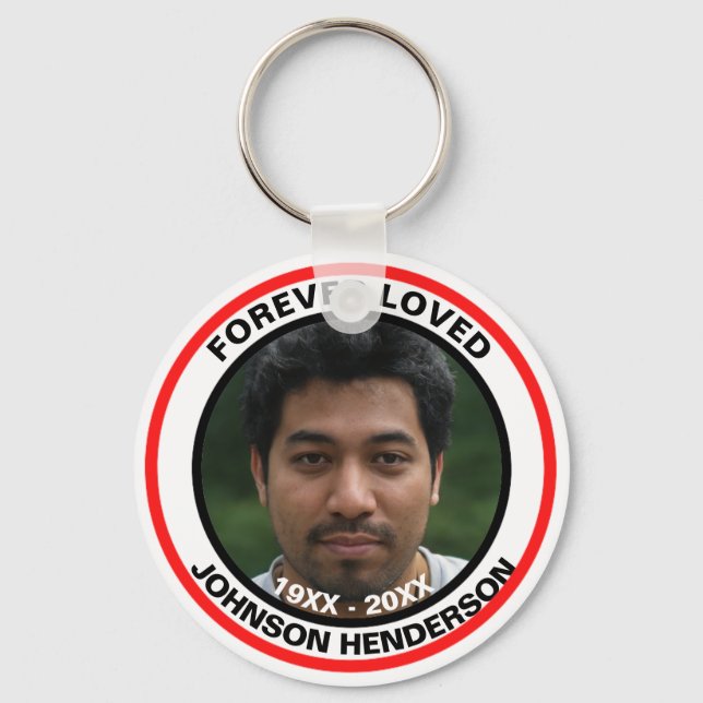 Skaymarts | Forever Loved By Everyone Funeral  Keychain (Front)