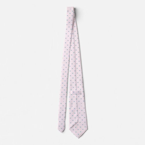 Skaymarts Lavender Blue Hearty Design Neck Tie