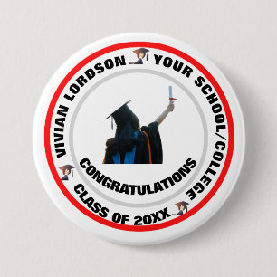 Skaymarts   Ring Circle Graduation Celebration  Button
