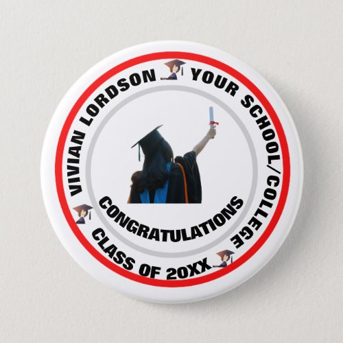 Skaymarts  Ring Circle Graduation Celebration  Button