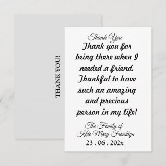 Skaymarts | Special Thank You Script Card