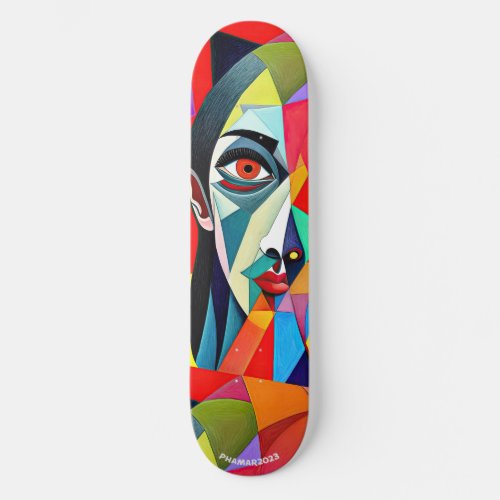 SKB_001 Abstract Skateboard Deck