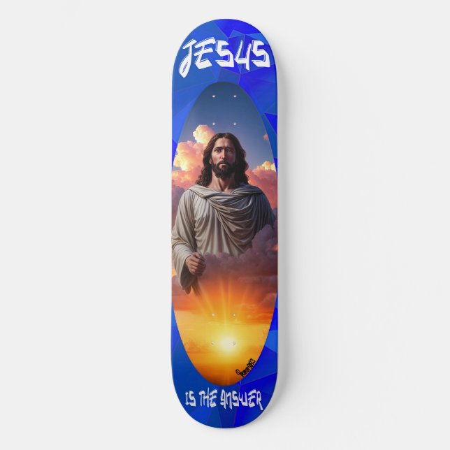 SKB_Jesus Is The Answer Skateboard (Front)