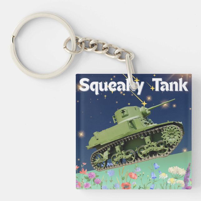 Skeaky Tank Keychain (Front)