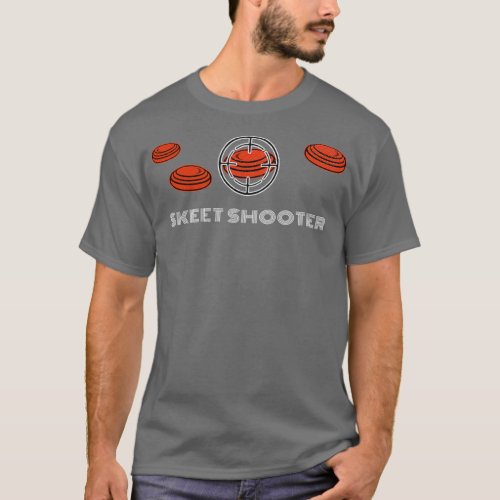 Skeetshooter Clay Pigeon Trap Shooting Design T_Shirt
