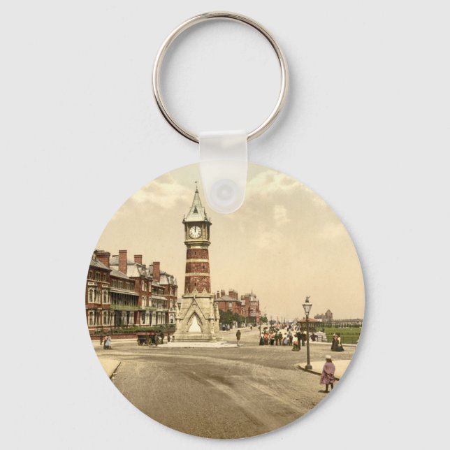 Skegness Tower, Lincolnshire, England Keychain (Front)