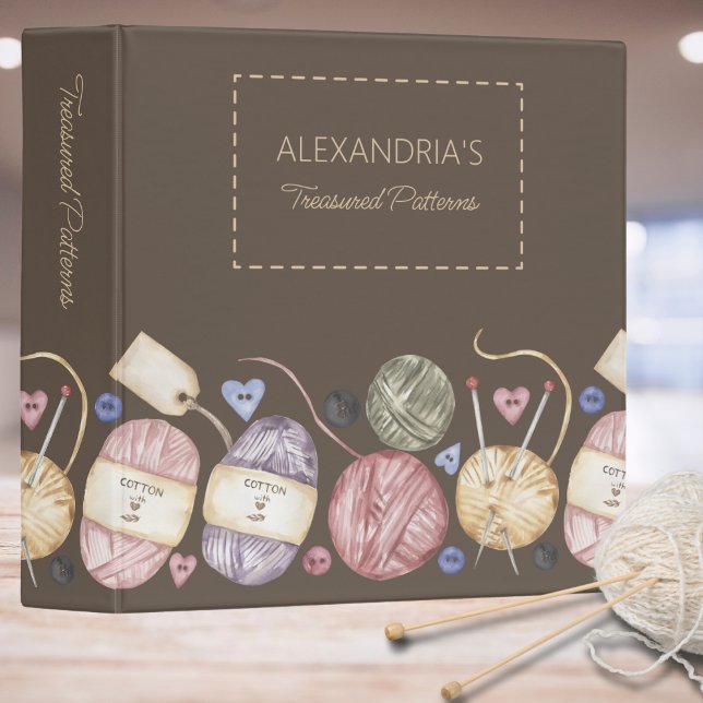 Skeins & Needles Treasured Patterns Binder (Creator Uploaded)