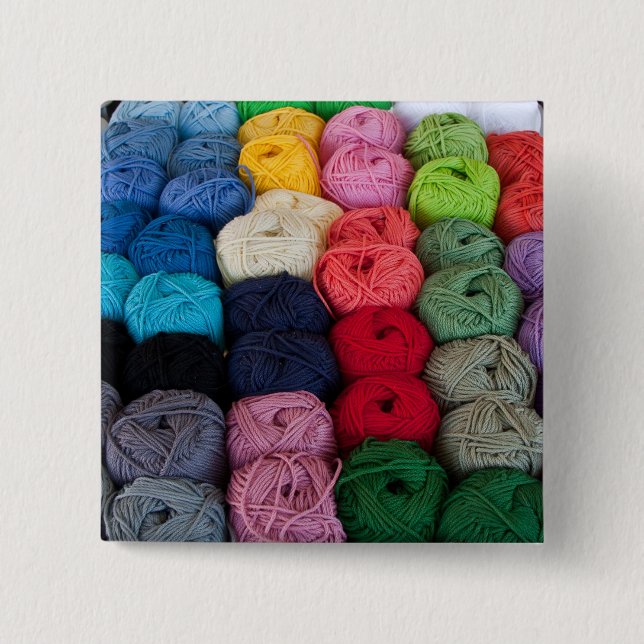 Skeins of yarn button (Front)