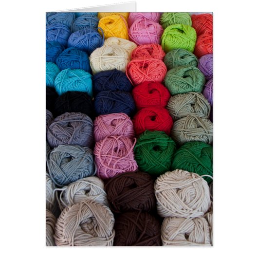 Skeins of yarn cards (Front)