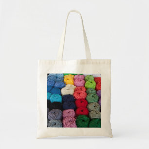 Skeins of yarn tote bag