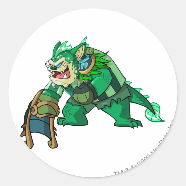 Skeith Maraqua Player Classic Round Sticker (Front)